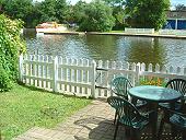 View of Wroxham Moorings From Riverside Cottage